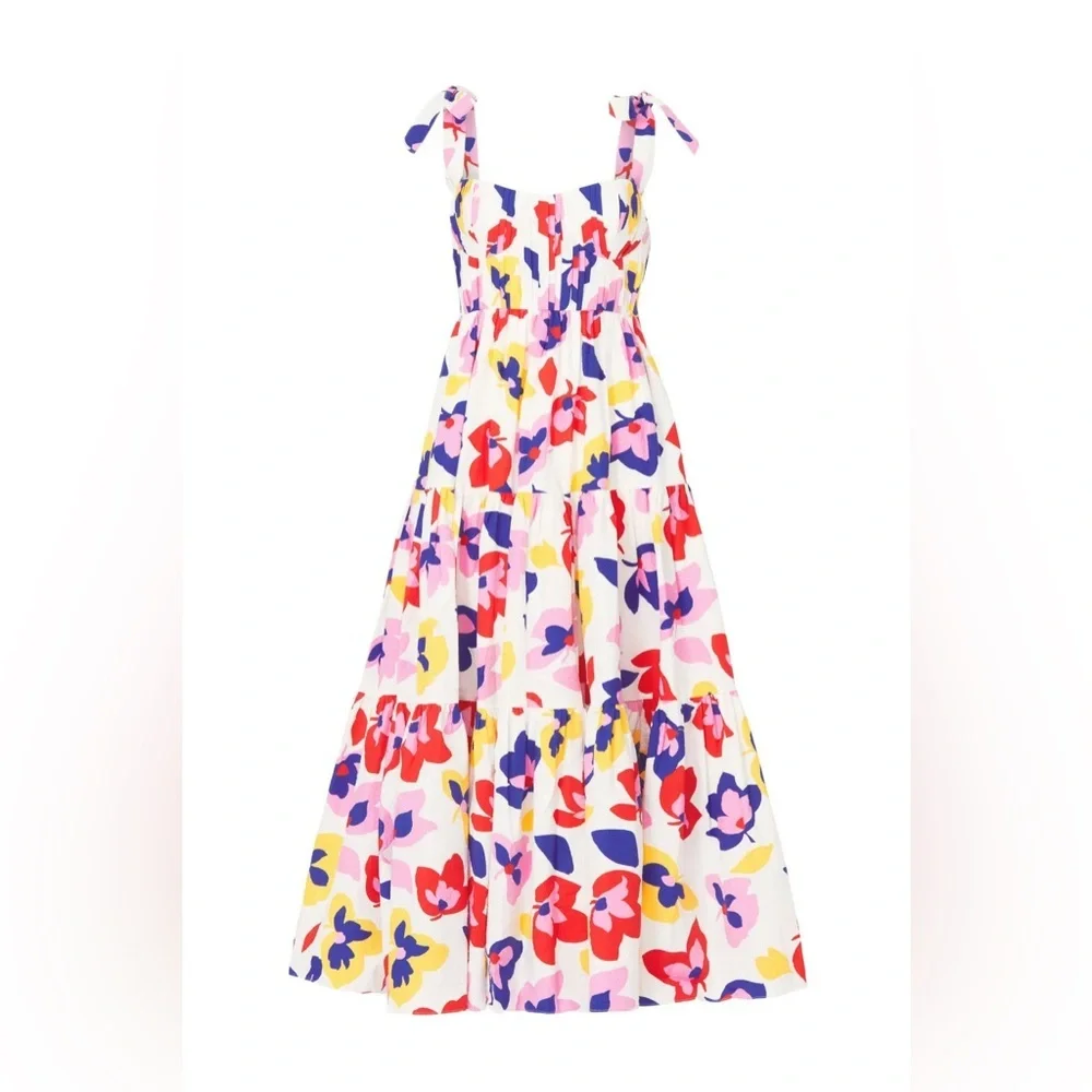 Kate Spade Summer Flowers Tiered Dress - Picture 6 of 12